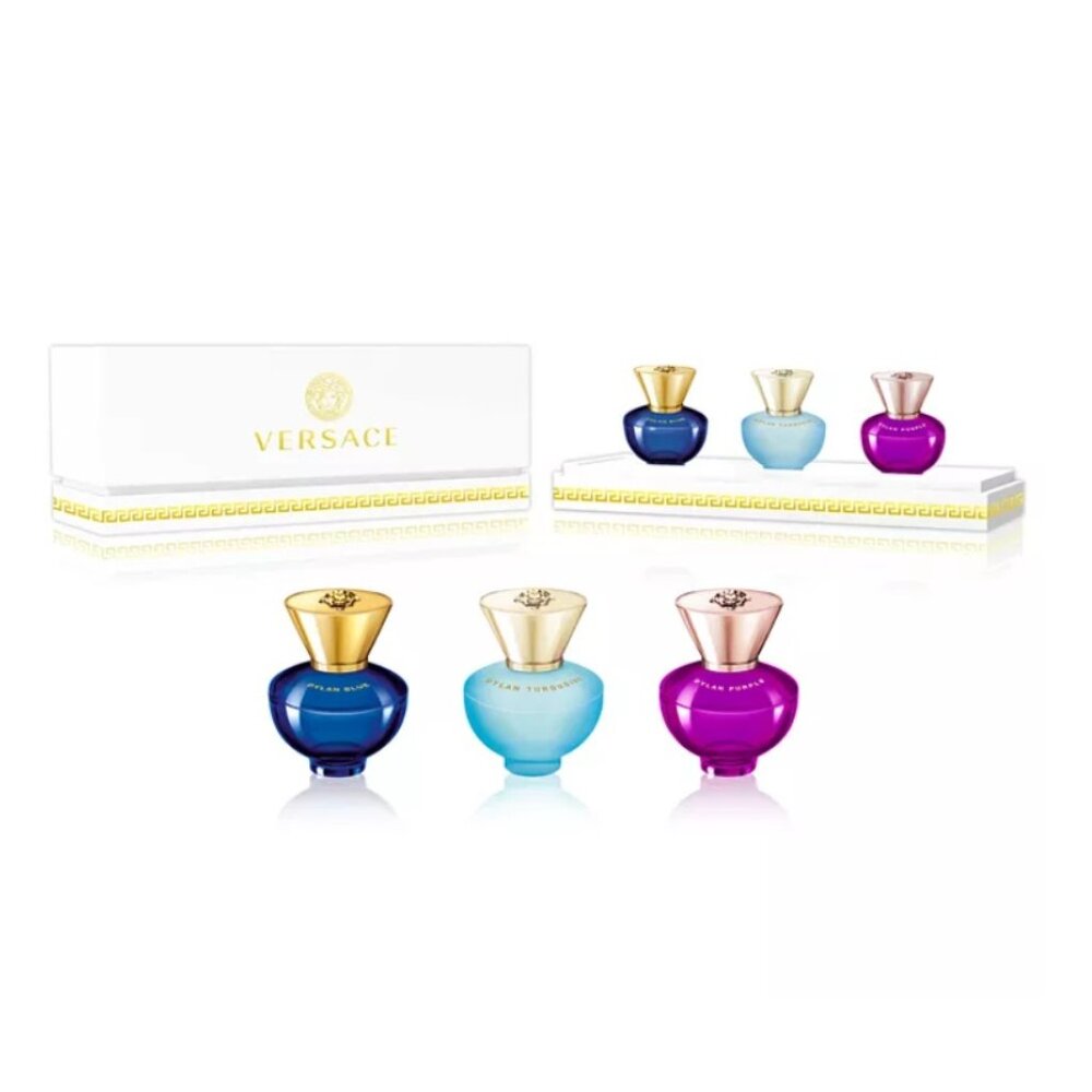 Versace Gift Set-Dylan,Dylan Blue,Dylan Purple Mini EDP-5ml,0.16oz-3pc-BOXED-NEW - Picture 13 of 16